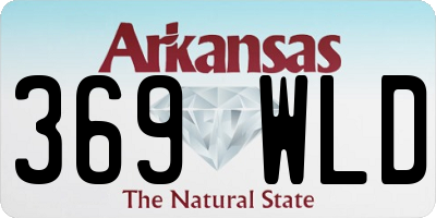 AR license plate 369WLD