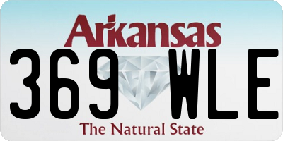 AR license plate 369WLE