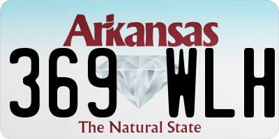 AR license plate 369WLH