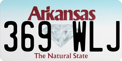 AR license plate 369WLJ