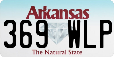 AR license plate 369WLP
