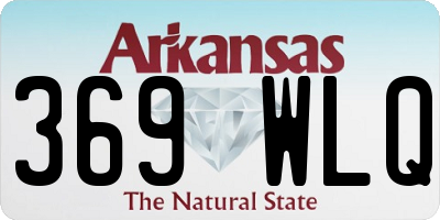 AR license plate 369WLQ