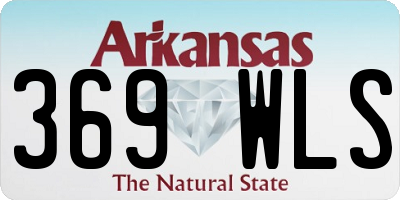 AR license plate 369WLS