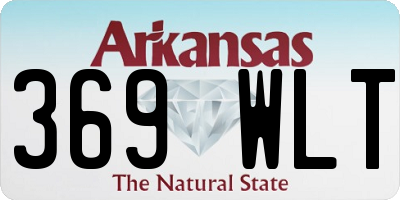 AR license plate 369WLT