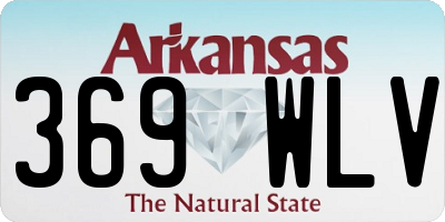 AR license plate 369WLV