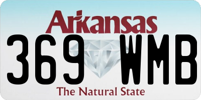 AR license plate 369WMB