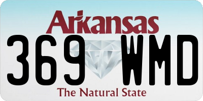 AR license plate 369WMD