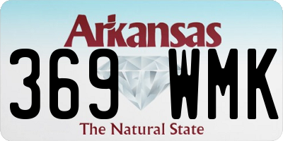 AR license plate 369WMK