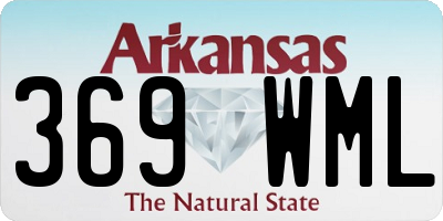 AR license plate 369WML