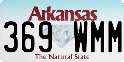 AR license plate 369WMM