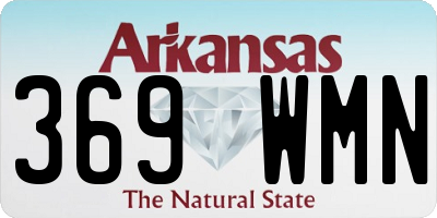 AR license plate 369WMN