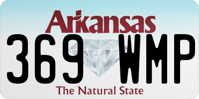 AR license plate 369WMP