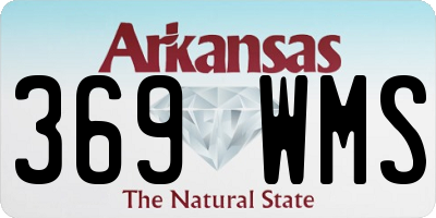 AR license plate 369WMS