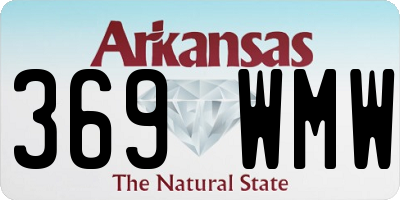 AR license plate 369WMW