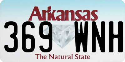 AR license plate 369WNH