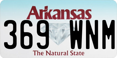 AR license plate 369WNM