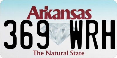 AR license plate 369WRH