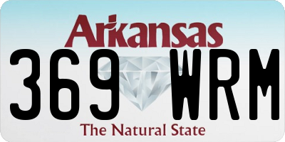 AR license plate 369WRM