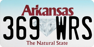 AR license plate 369WRS