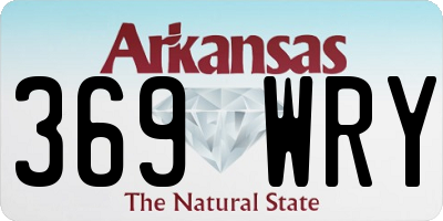 AR license plate 369WRY