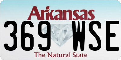 AR license plate 369WSE