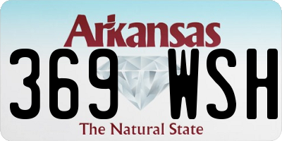 AR license plate 369WSH
