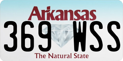 AR license plate 369WSS