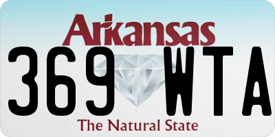 AR license plate 369WTA