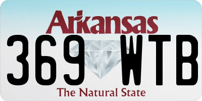 AR license plate 369WTB