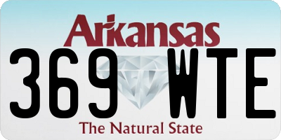 AR license plate 369WTE