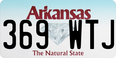 AR license plate 369WTJ