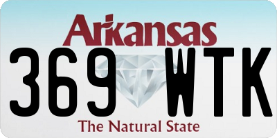AR license plate 369WTK
