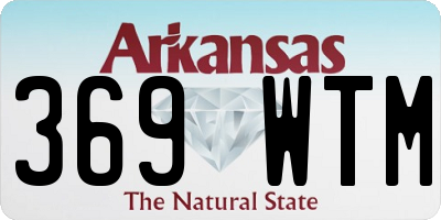 AR license plate 369WTM