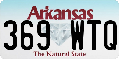 AR license plate 369WTQ