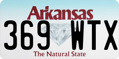 AR license plate 369WTX