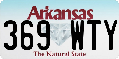 AR license plate 369WTY