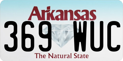 AR license plate 369WUC