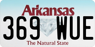 AR license plate 369WUE
