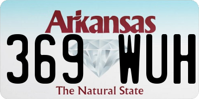 AR license plate 369WUH