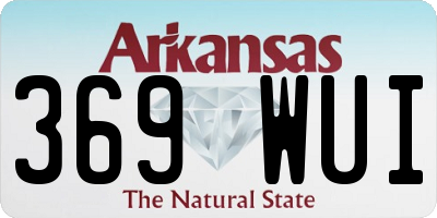 AR license plate 369WUI