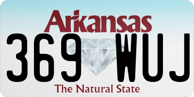AR license plate 369WUJ