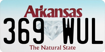 AR license plate 369WUL