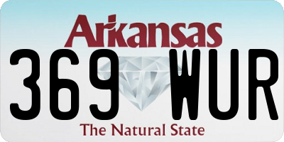 AR license plate 369WUR