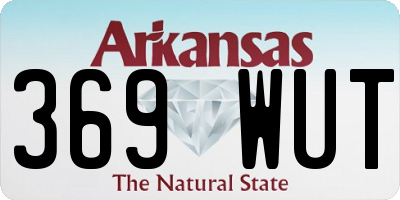 AR license plate 369WUT