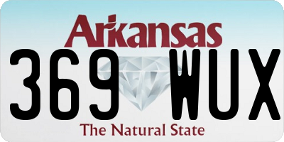 AR license plate 369WUX
