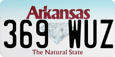 AR license plate 369WUZ