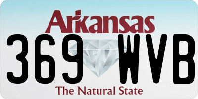 AR license plate 369WVB