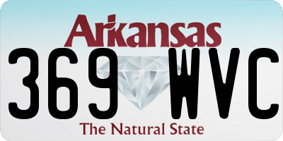 AR license plate 369WVC