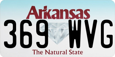 AR license plate 369WVG