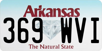 AR license plate 369WVI